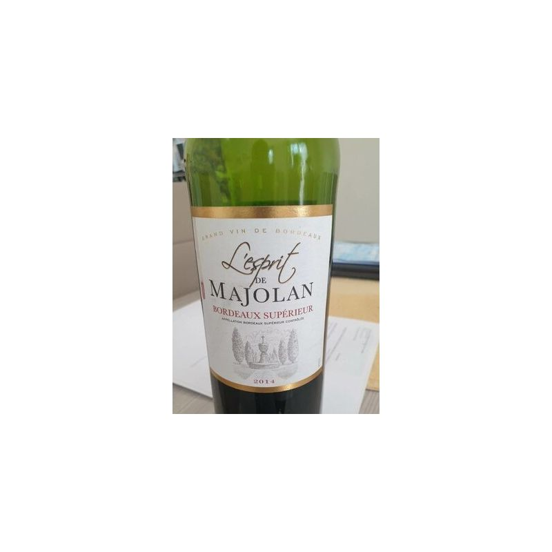 L'Esprit De Majolan Bordeaux Supérieur 75cl