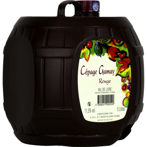 [3308041000520] 1ER PRIX Vino Tinto Loira Gamay 5 L