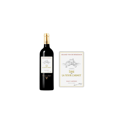 [3323224050000] MARQUE INCONNUE Sire De La Tour Carnet 2012 Haut Médoc Vin Rouge De Bordeaux 0.75 L