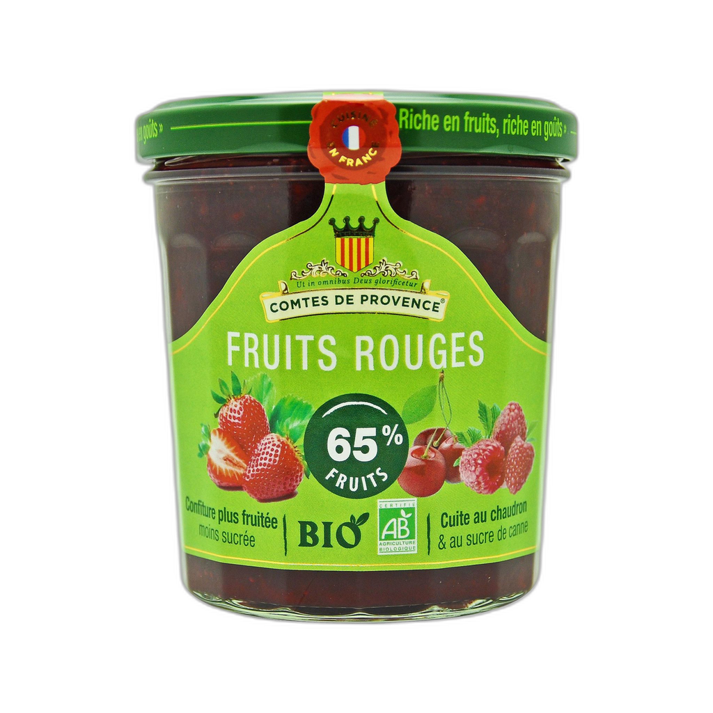 LES COMTES DE PROVENCE Organic Red Fruit Jam 350 g