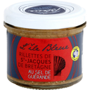L'ILE BLEUE Rillettes de Saint-Jacques au sel de Guérande 100 g