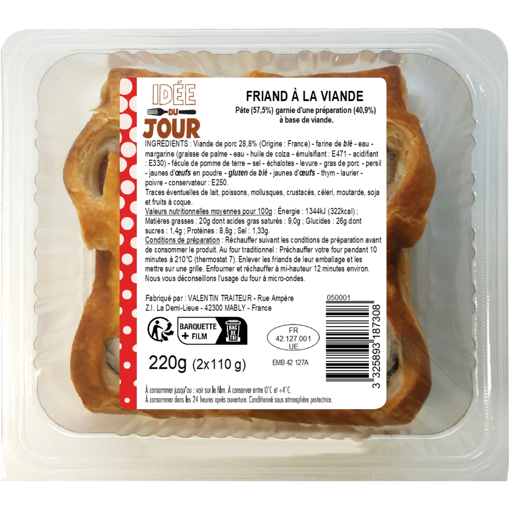 L'IDEE DU JOUR Meat Pastry 240 g