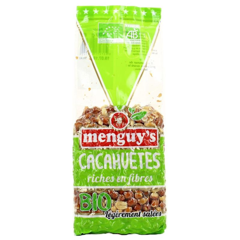 MENGUY'S Organic Roasted Salted Peanuts 400 g