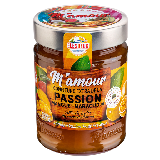 [3328382572326] M'AMOUR Extra Jam Passion Mango 325 g