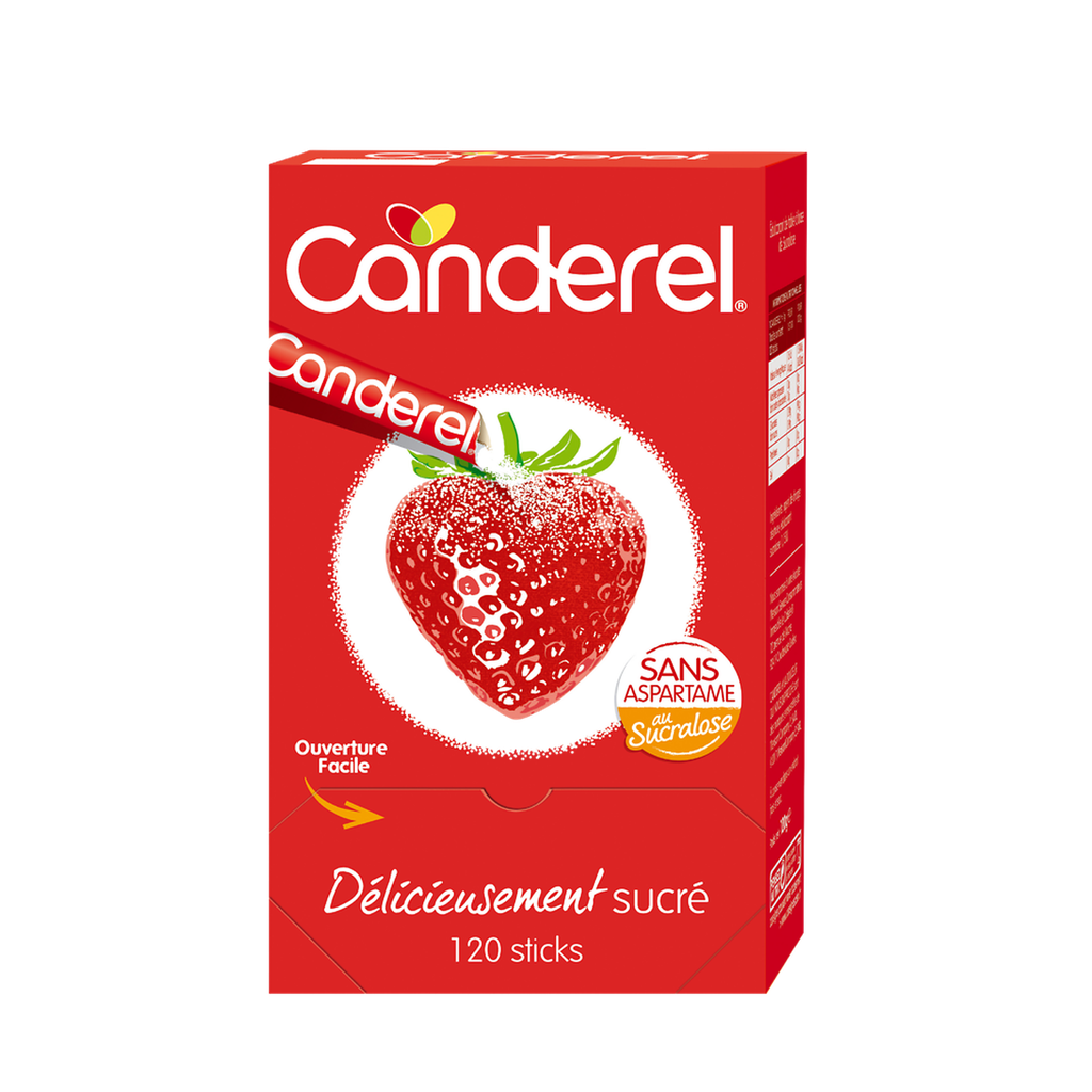 Canderel Sticks D'Édulcorants Au Sucralose 120 Sticks 120G