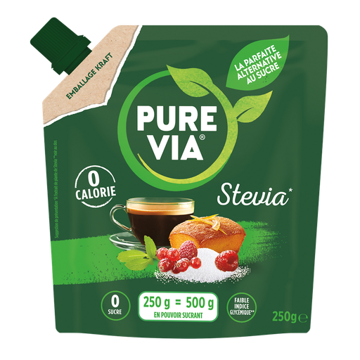 [3329757002998] PURE VIA Edulcorante en polvo a base de Stevia 250 g