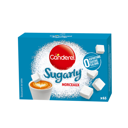 [3329757003957] CANDEREL Terrones de azúcar blanco Sugarly 65 terrones 130 g