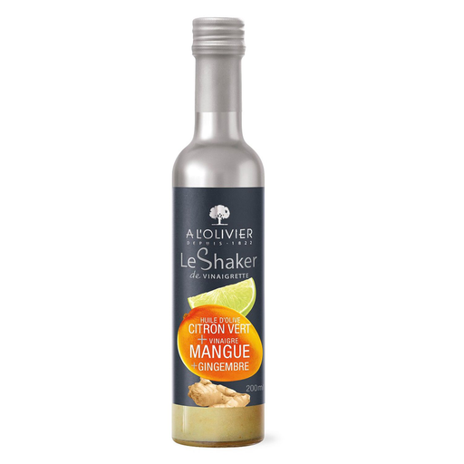[3330149100628] VERT Shaker Azeite de oliva limão manga, gengibre A L'OLIVIER 200 ml