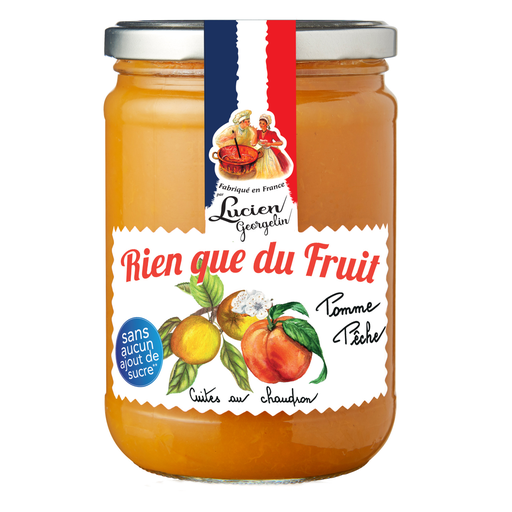 [3330720222138] LUCIEN GEORGELIN Rien que du fruit Apple Peach 560g