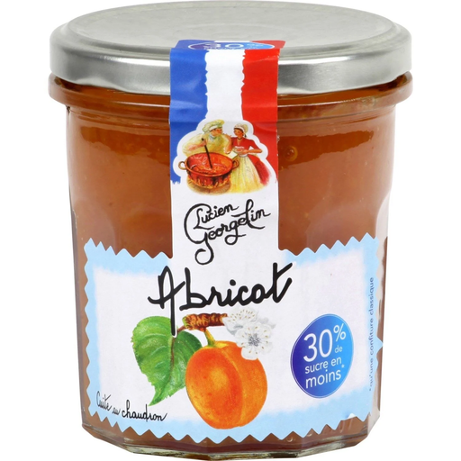 [3330720280008] LUCIEN GEORGELIN Mermelada ligera de albaricoque cocida en caldero 320 g