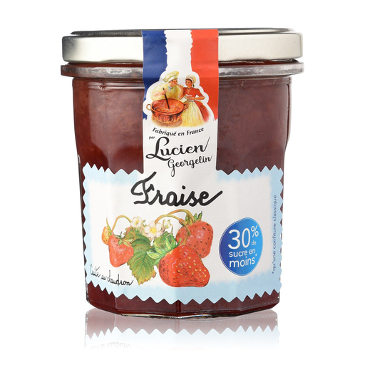 [3330720280015] LUCIEN GEORGELIN Light Strawberry Jam cauldron cooked 320 g