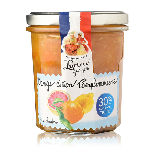 [3330720280022] LUCIEN GEORGELIN Reduced sugar citrus jam copper cauldron cooked 320 g