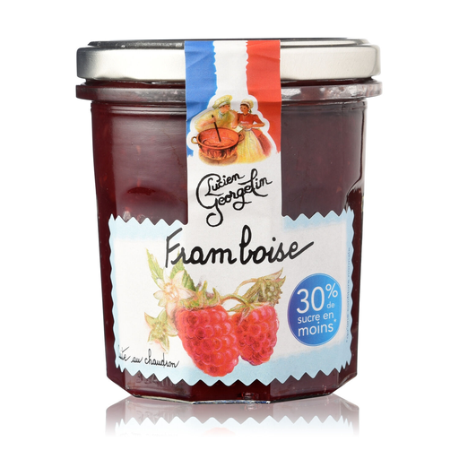 [3330720280039] LUCIEN GEORGELIN Gourmet & Light Raspberry Jam 320 g