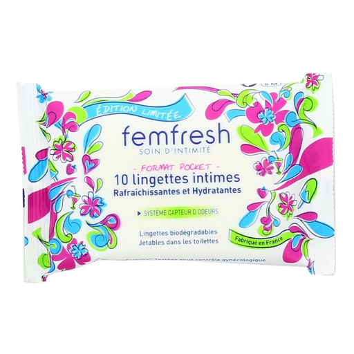 [3331300009668] FEMFRESH Intimate Wipes 10