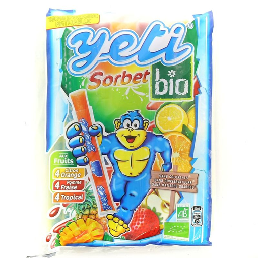 [3332792000966] YETIGEL Organic Sorbet 580 g