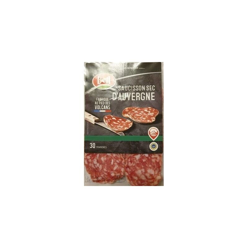BELL Saucisson Sec Tranché Auvergne 100g