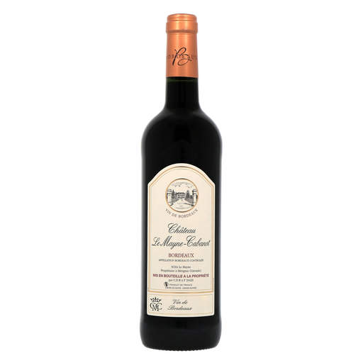 [3335200006949] CHATEAU LE MAYNE-CABANOT Vin rouge A.O.P. Bordeaux 75 cl