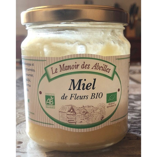 [3335440133146] M.ABEILLES Le Manoir Miel de flores orgánico 350 g
