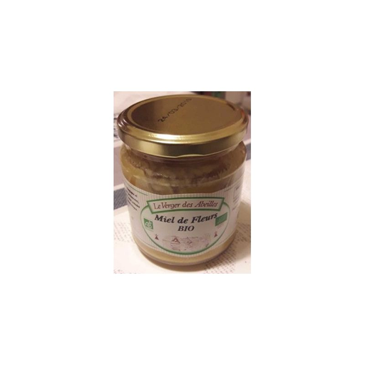 [3335444133128] LE VERGER DES ABEILLES Miel de Flores Bio 350 g