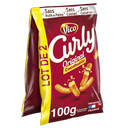 CURLY Biscuits apéritif cacahuète l'Original, 2 sachets de 100 g