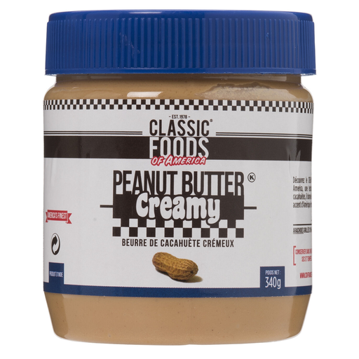 [3351700067105] CLASSIC FOODS Creamy Peanut Butter 340 g