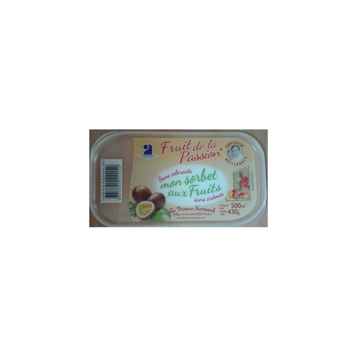 [3377791111152] FRUITS Normands Sorbet Passion 500 ml