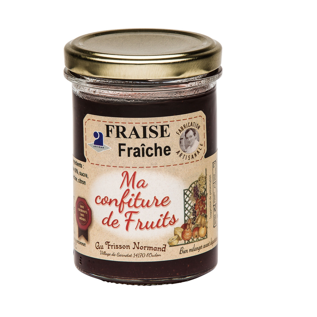 AU FRISSON NORMAND Compota de morango 230 g