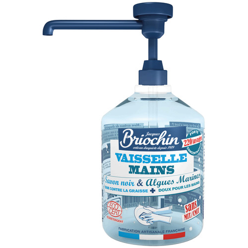Briochin Liquide Vaisselle Savon Noir/Algues Marines : Le Flacon De 500 Ml