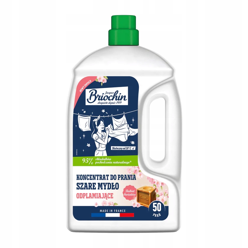 Briochin Lessive Liquide Au Savon Noir : Le Bidon De 2,27L