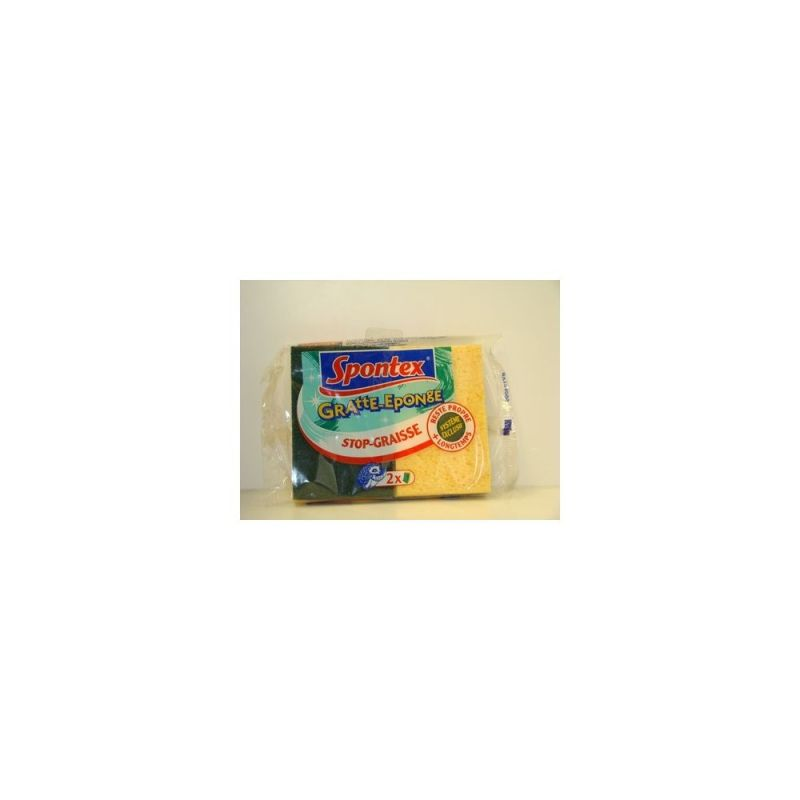 SPONTEX 2 Esponjas Stop Graisse
