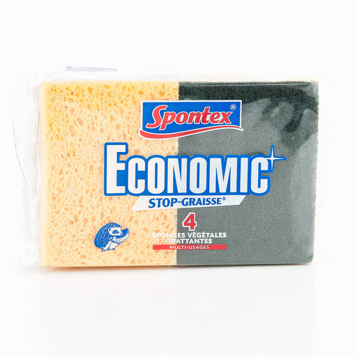 [3384127010706] SPONTEX Esponja Comb Eco Stop Gordura X4