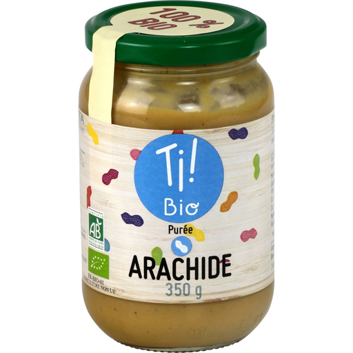 [3390390002249] TI! BIO Puré de amendoim bio 350 g