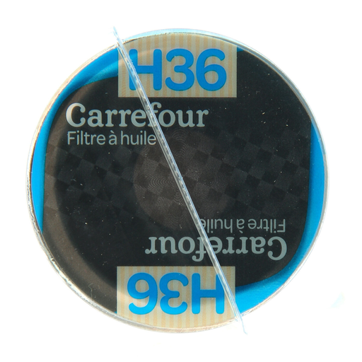 [3390500490263] CARREFOUR Filtro de óleo H36 1 unidade