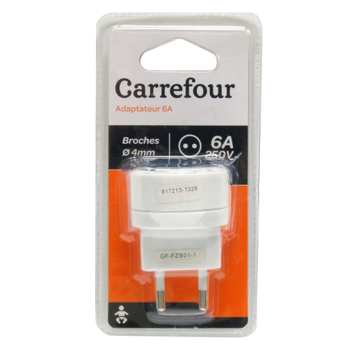 [3390506024363] CARREFOUR Adaptateur 6A / 16A 1 unit
