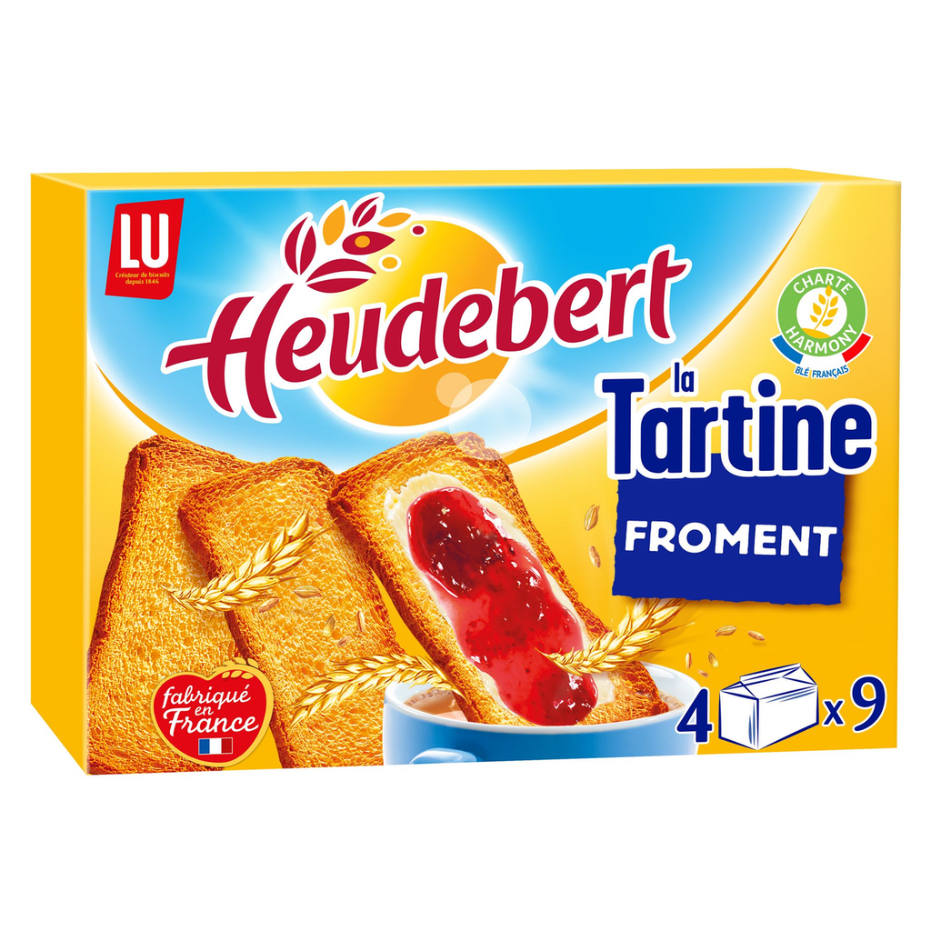 HEUDEBERT Tartine au froment fraîcheur 325 g