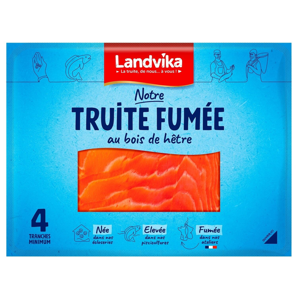 LANDVIKA Trucha ahumada 120 g