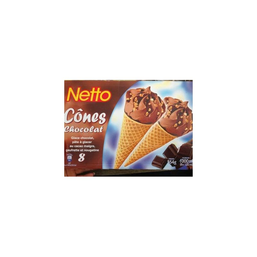 [3410280004266] NETTO Cono de Chocolate 8 x 554 g
