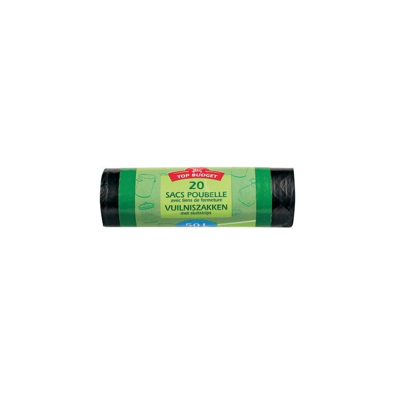 TOP BUDGET Garbage Bags 20 x 50 L