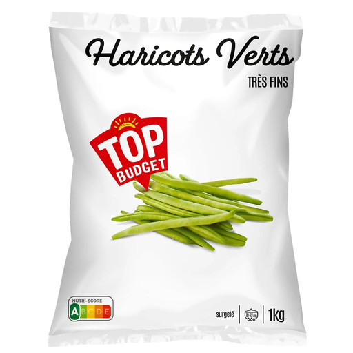 [3410280021058] TOP BUDGET Feijão verde extra fino 1 kg