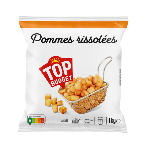 [3410280026190] TOP BUDGET Pommes rissolées 1 kg