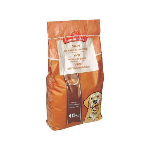 [3410280027821] TOP BUDGET Soupe bœuf et céréales pour chien 4 kg