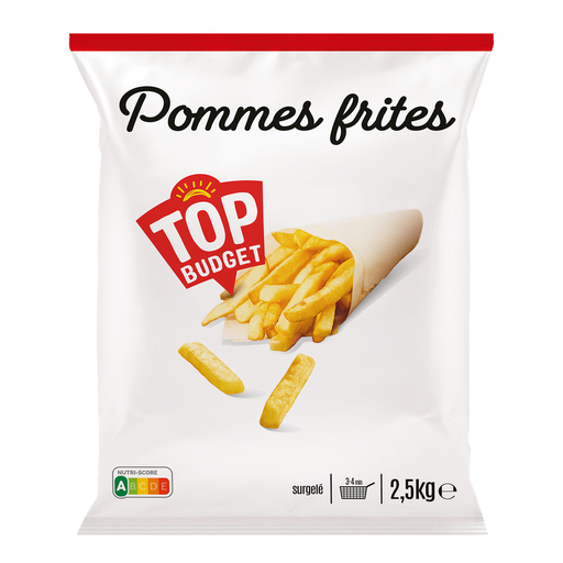 [3410280029139] TOP BUDGET Pommes frites 2,5 kg