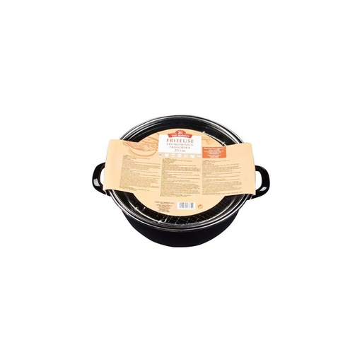 [3410280076690] TOP BUDGET Friteuse Acier Email 25cm