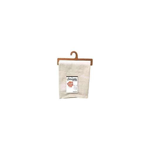 [3410280124124] TOP BUDGET Toalla 100% algodón 50 x 80cm, blanco
