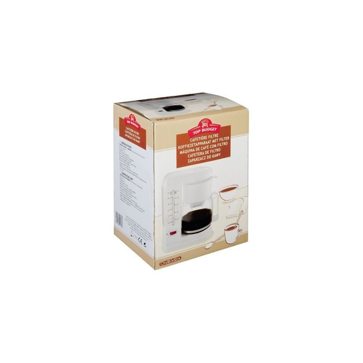 [3410280126340] TOP BUDGET Cafetera de filtro, blanco