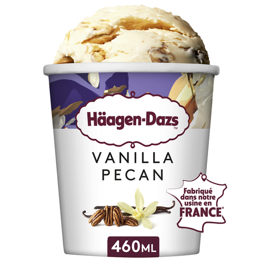 [3415581115017] HAAGEN-DAZS Vanilla Pecan Ice Cream 400 g