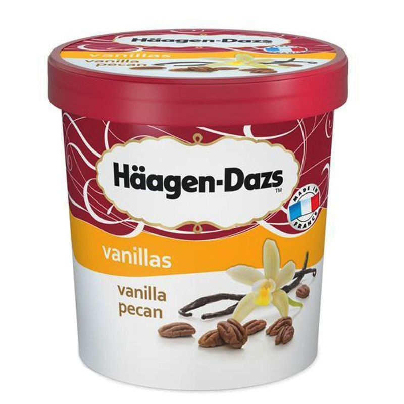 HAAGEN-DAZS Vanilla Pecan Ice Cream 500 ml