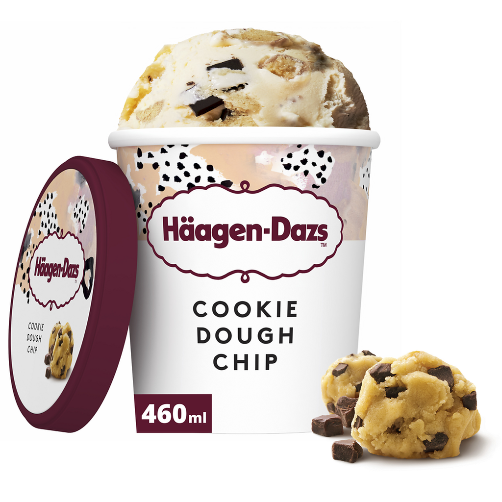 HAAGEN-DAZS Vanilla Cookie Dough Ice Cream 394 g