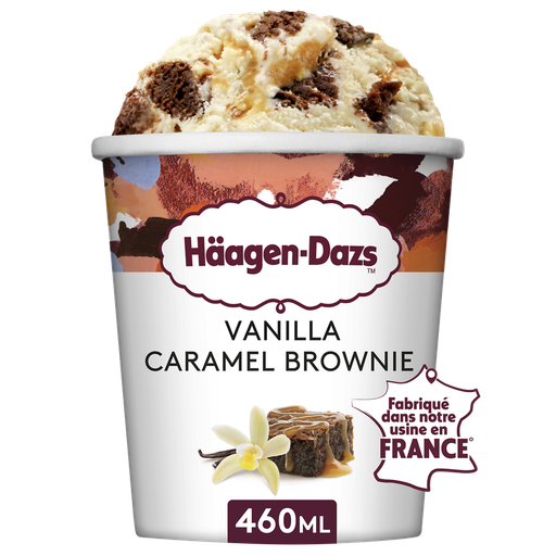 [3415581187717] HAAGEN-DAZS Crème glacée vanille caramel brownie 413 g