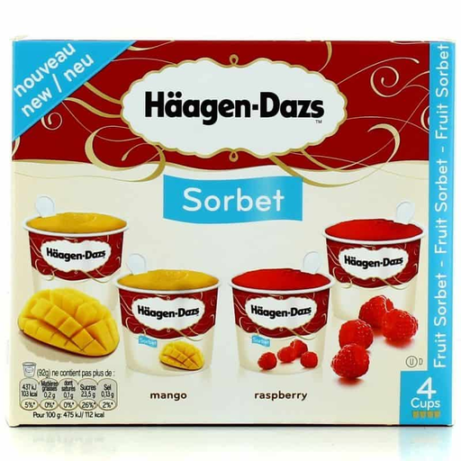 [3415581587005] HAAGEN-DAZS Mini Sorbet Attractx4 444 g